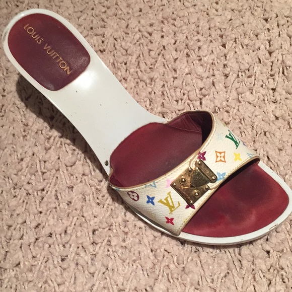 VINTAGE LOUIS VUITTON HEELS SZ41 - Picture 4 of 8